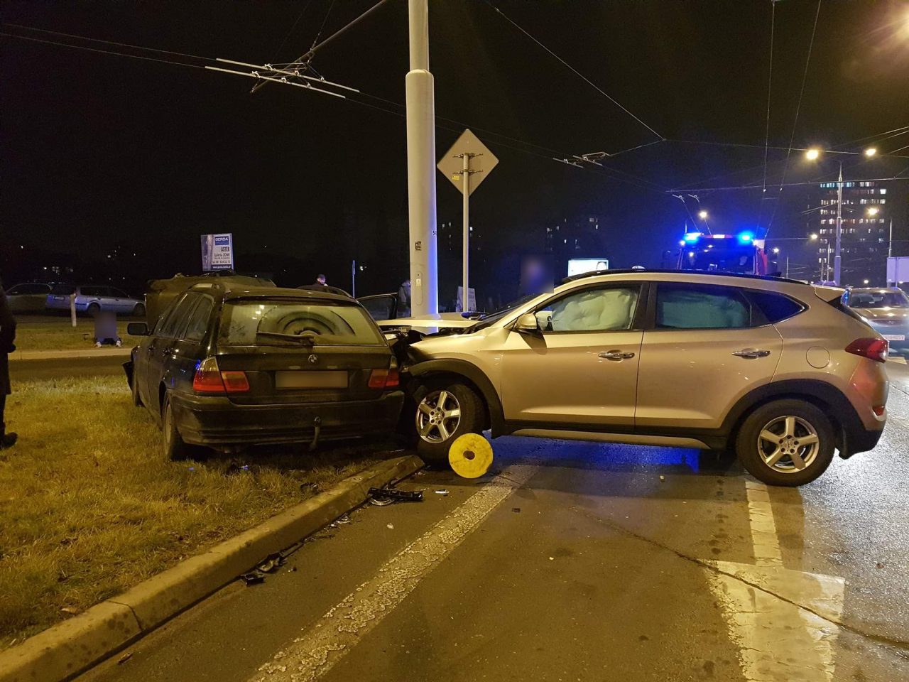 Zderzenie BMW Z Hyundaiem W Lublinie Kierowca Najprawdopodobniej