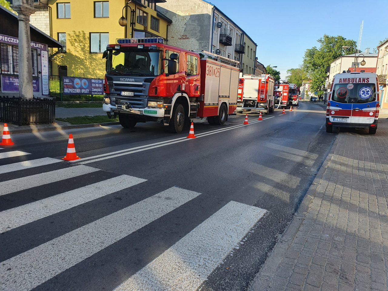 Tragiczny w skutkach pożar budynku wielorodzinnego Życia mężczyzny nie