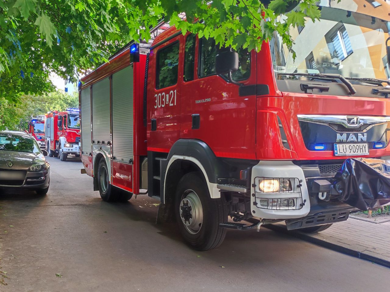 Straż pożarna znów interweniowała na ul Sokolej Tym razem na