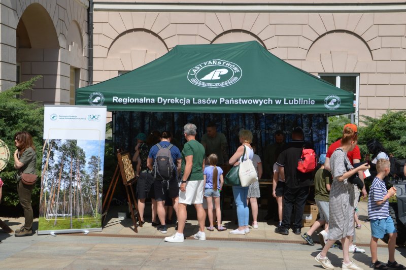 Mieszkańcy Lublina na pikniku trzeciomajowym Było sporo atrakcji dla