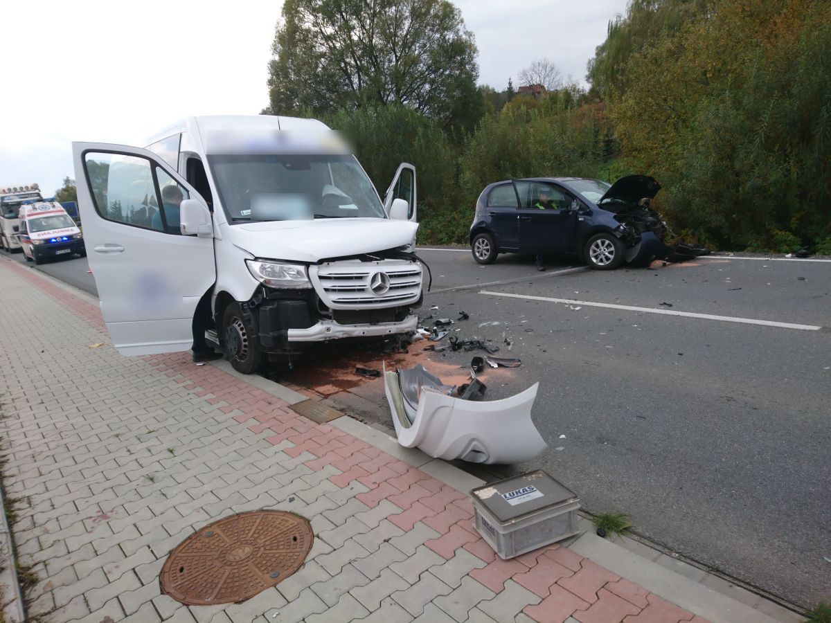 Bus lubelskiej firmy uczestniczył w wypadku na Zakopiance