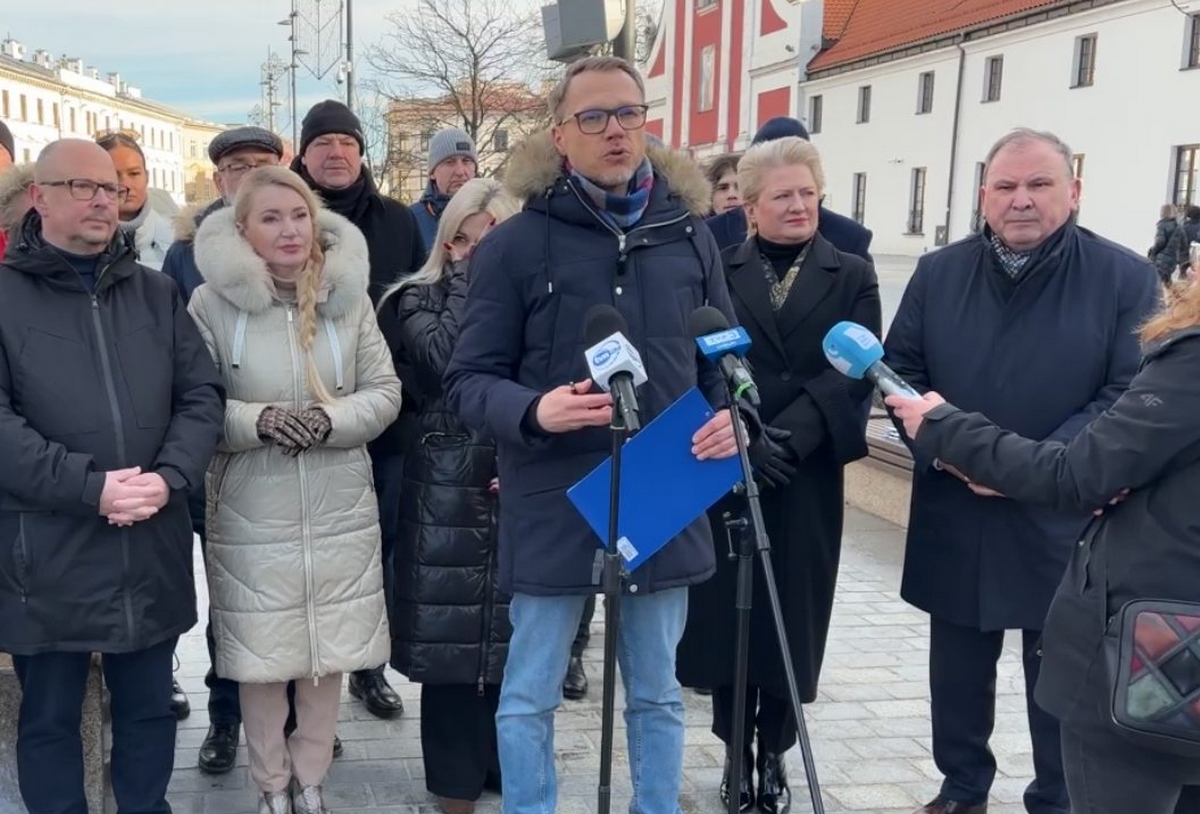 Inauguracja zbiórki podpisów na rzecz Rafała Trzaskowskiego w woj. lubelskim (wideo)