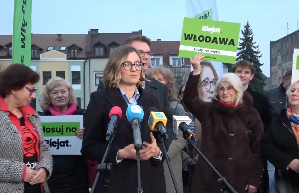 Magdalena Biejat we Włodawie. Kandydatka na prezydenta mówiła o bezpieczeństwie, transporcie i ochronie zdrowia (wideo)