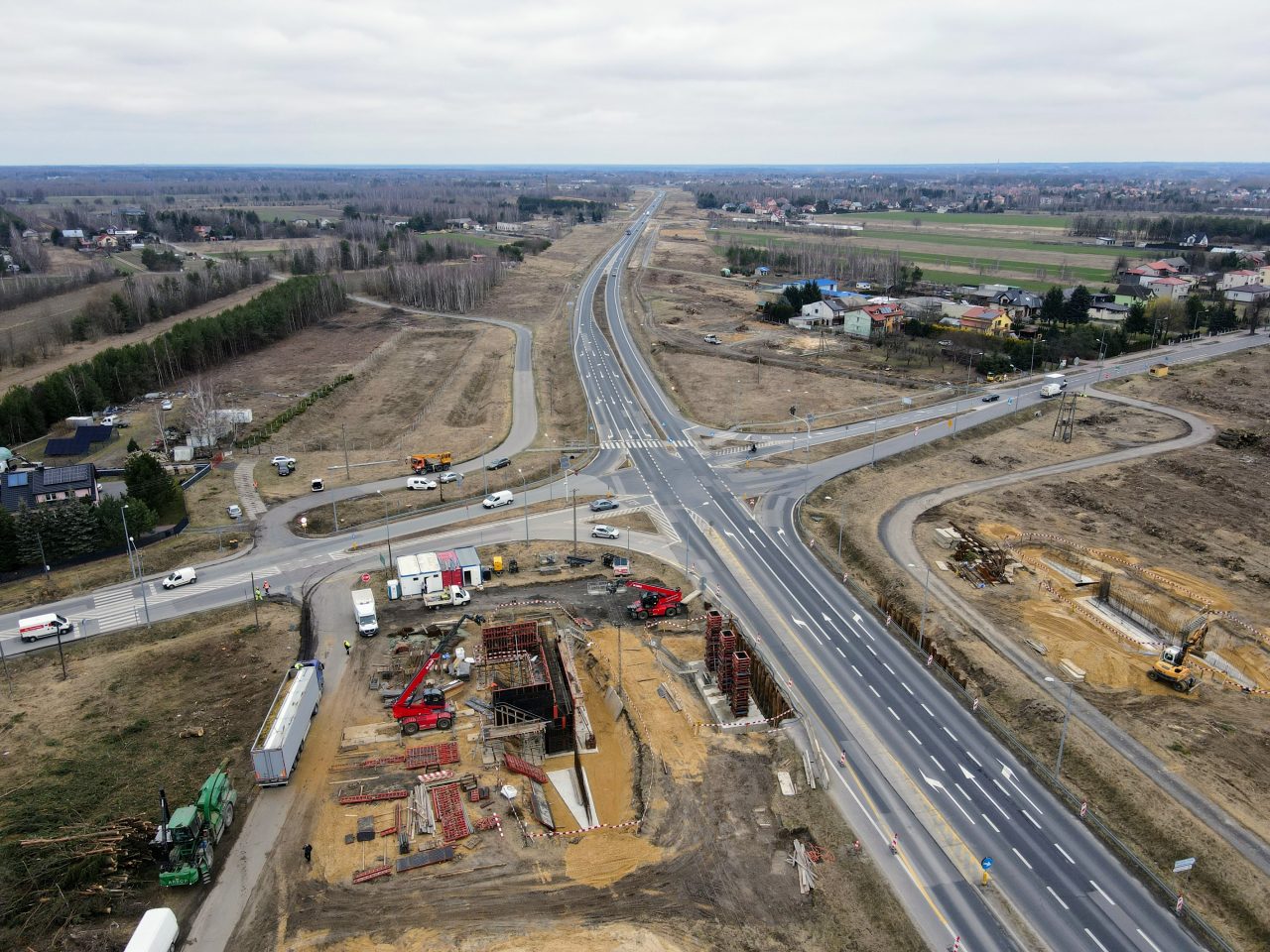 Postępy na budowa S19 Lubartów – Lublin (wideo, zdjęcia)